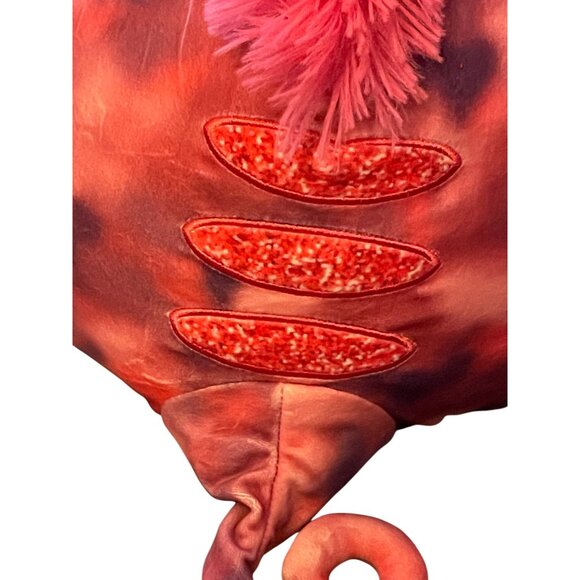 10" Lovisa the Chameleon Squishmallow Squish-Doos Pink Tie Dye Mohawk Plush - Picture 5 of 9